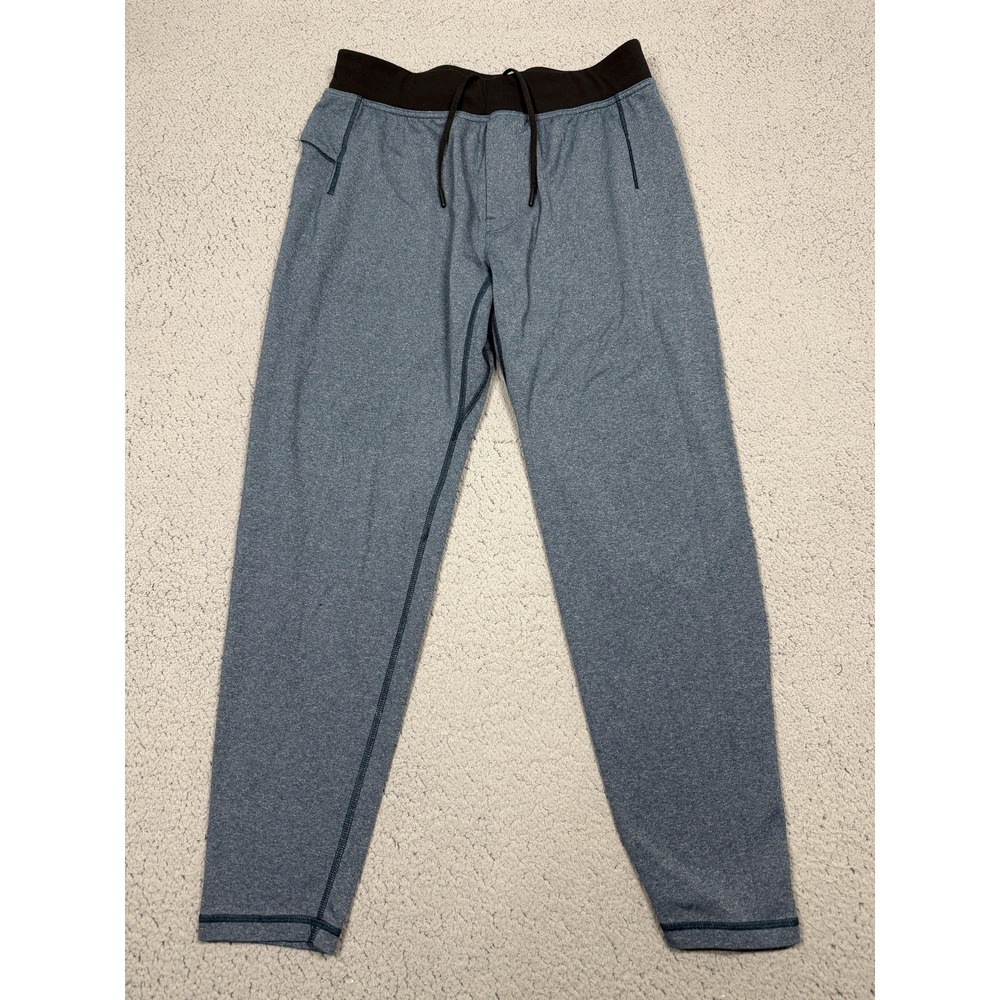 Lululemon Leggings Womens Medium Blue Knit Joggers‎ Sweatpants Stretch Lounge